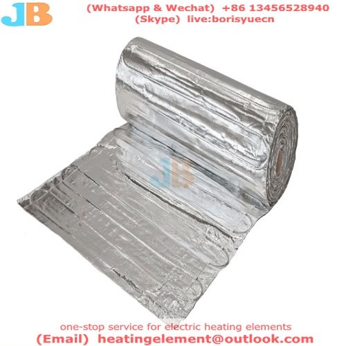 Verwarmingsmat voor badkamervloer elektrische aluminiumfolie indoor custom de...